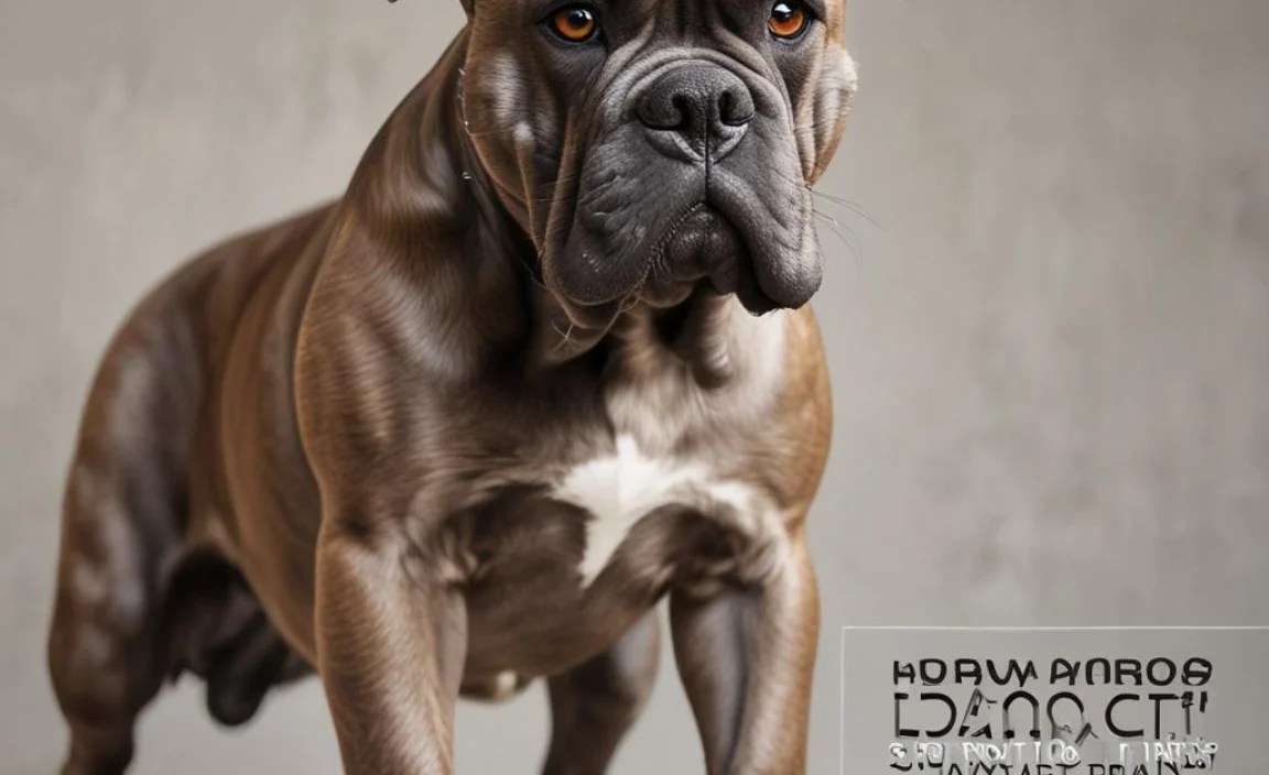 Grooming a Cane Corso