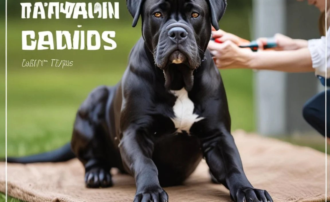 Grooming Tips for Cane Corso