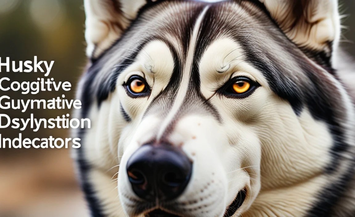Husky Cognitive Dysfunction Signs: Early Warning Indicators