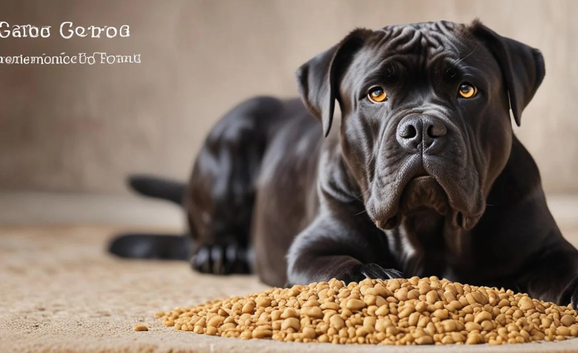 Key Nutritional Components for Your Cane Corso