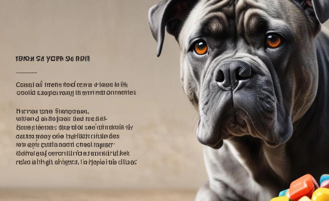 Key Nutritional Needs for Cane Corsos