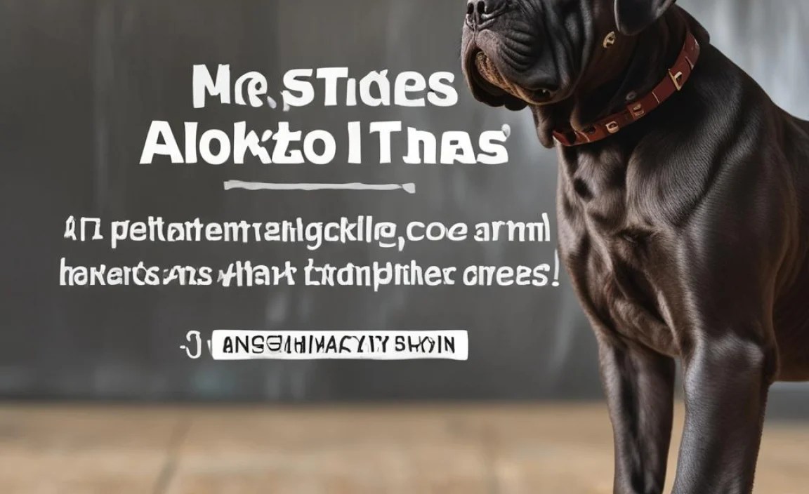 Master Cane Corso Akc Registration Training Tips!