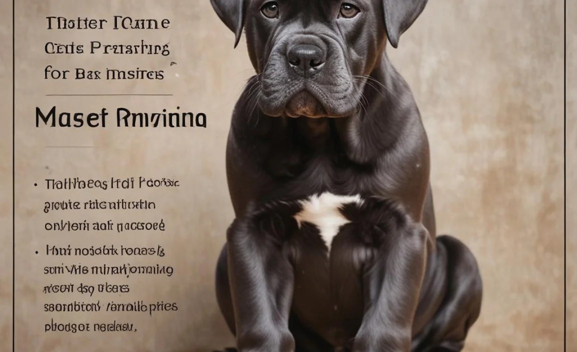 Master Cane Corso Crate Training For Puppies Today!