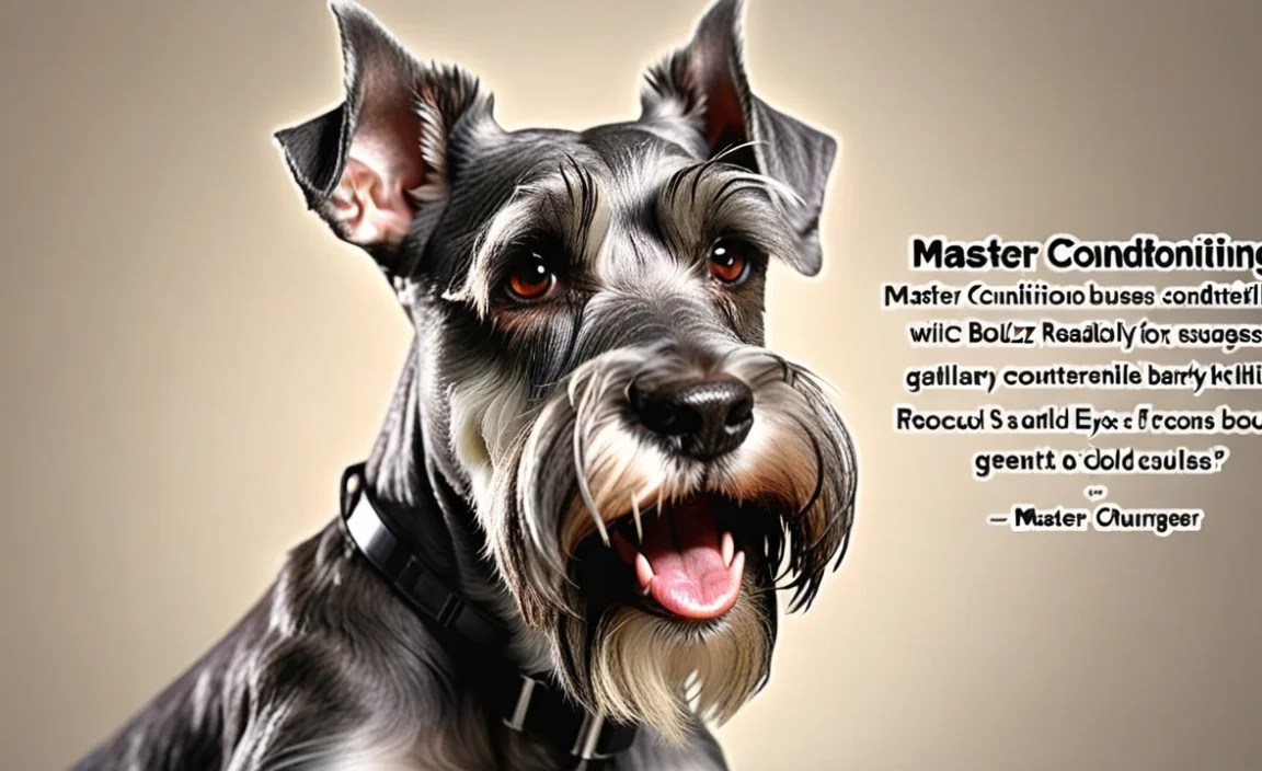 Master Schnauzer Counterconditioning For Barking Issues