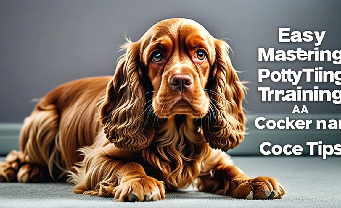 Mastering Potty Training A Cocker Spaniel: Easy Tips!
