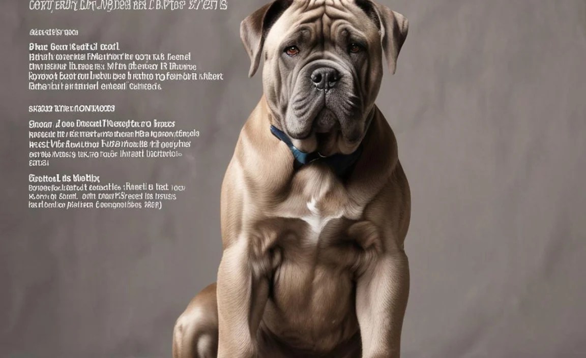 Optimal Size Specifications for Cane Corso