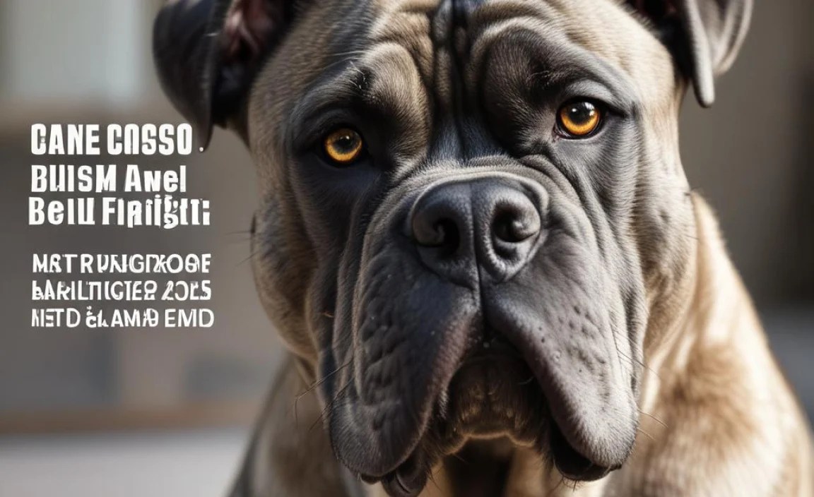 Preparing for Cane Corso Ear Cleaning