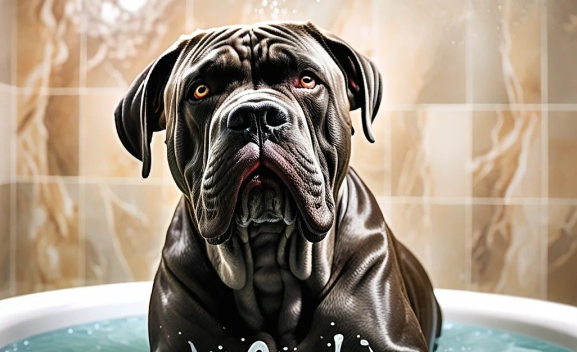 Preparing Your Cane Corso for Bathing