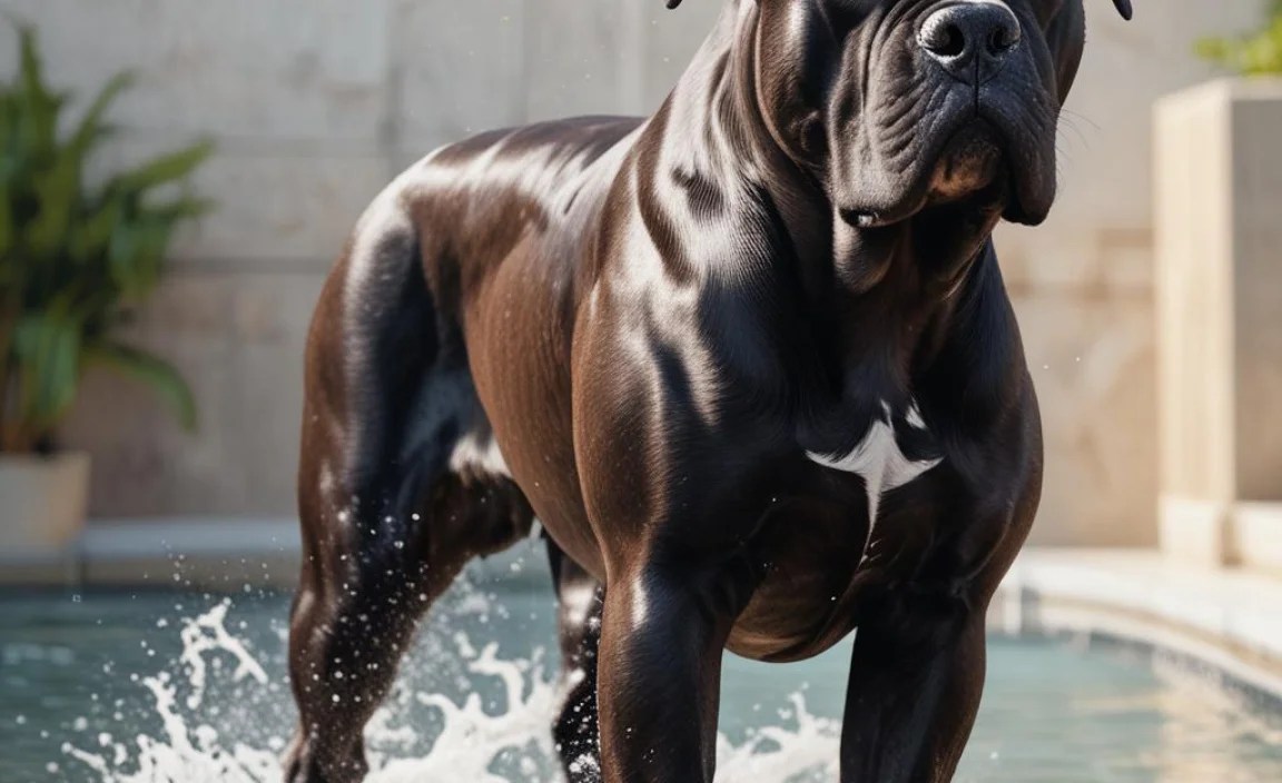Preparing Your Cane Corso for Bathing