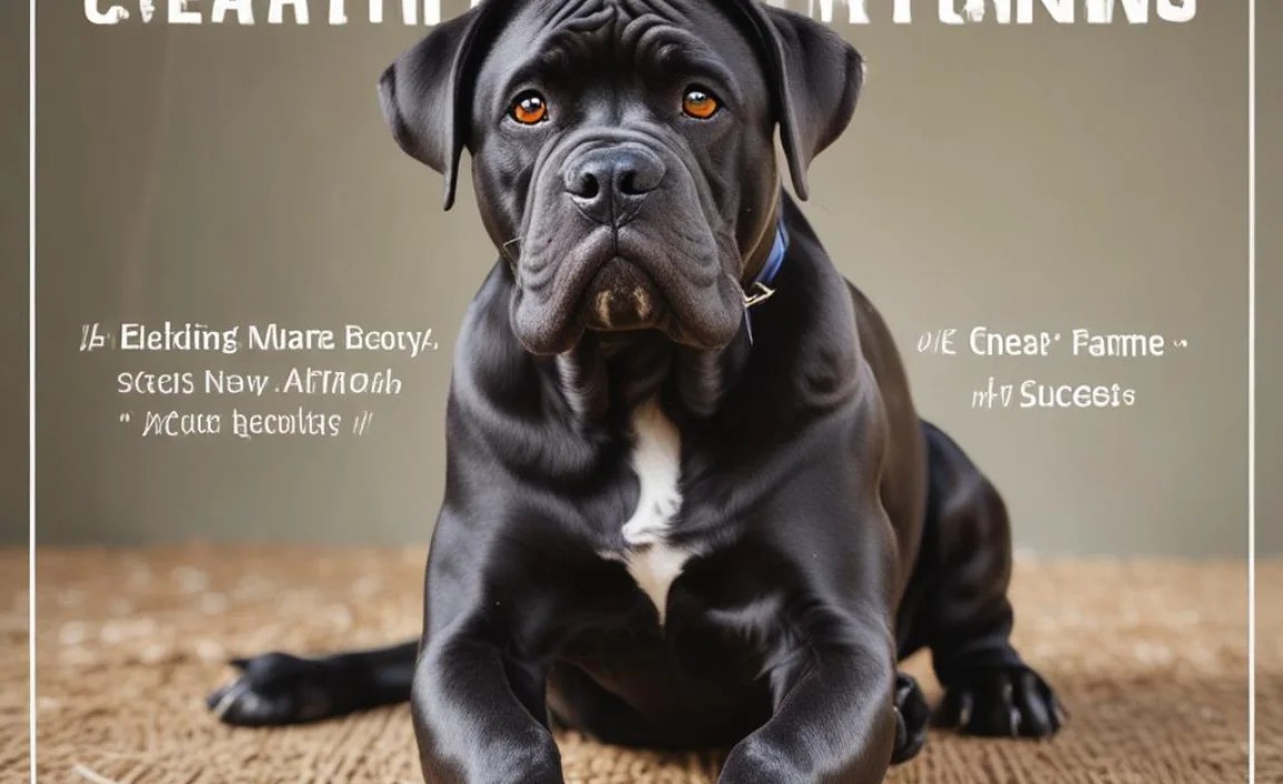 Preparing Your Cane Corso for Crate Training