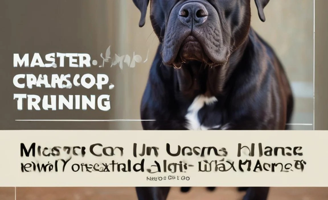 Preparing Your Cane Corso for Crate Training