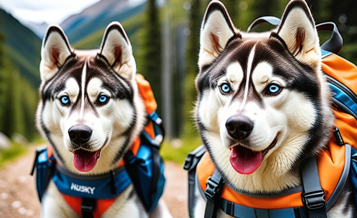 Preparing Your Husky for Backpack Training