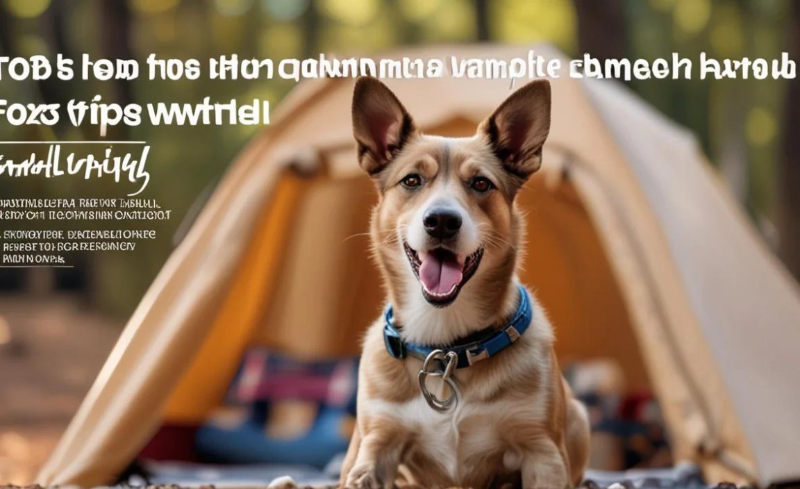 Preparing Your Small Dog for Camping