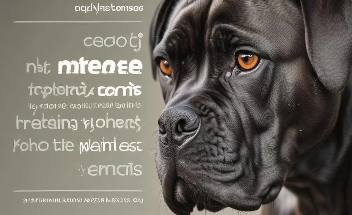 Puppy Training Techniques for Cane Corso