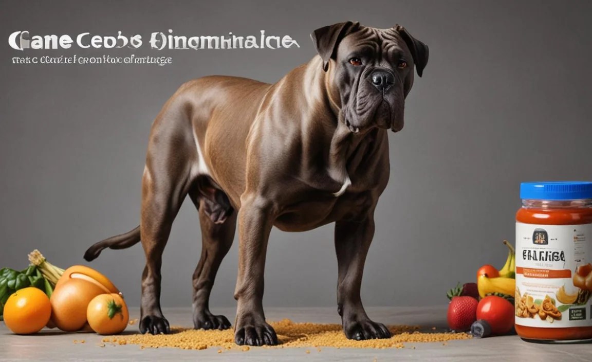 Sample Feeding Guidelines for Cane Corso