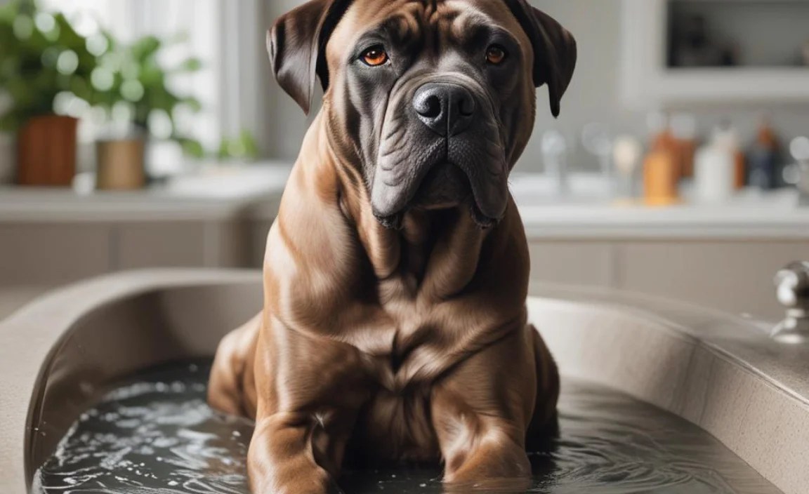 Steps for Effectively Bathing Your Cane Corso