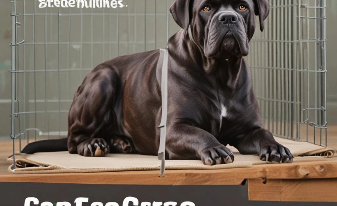 Steps to Effectively Crate Train Your Cane Corso