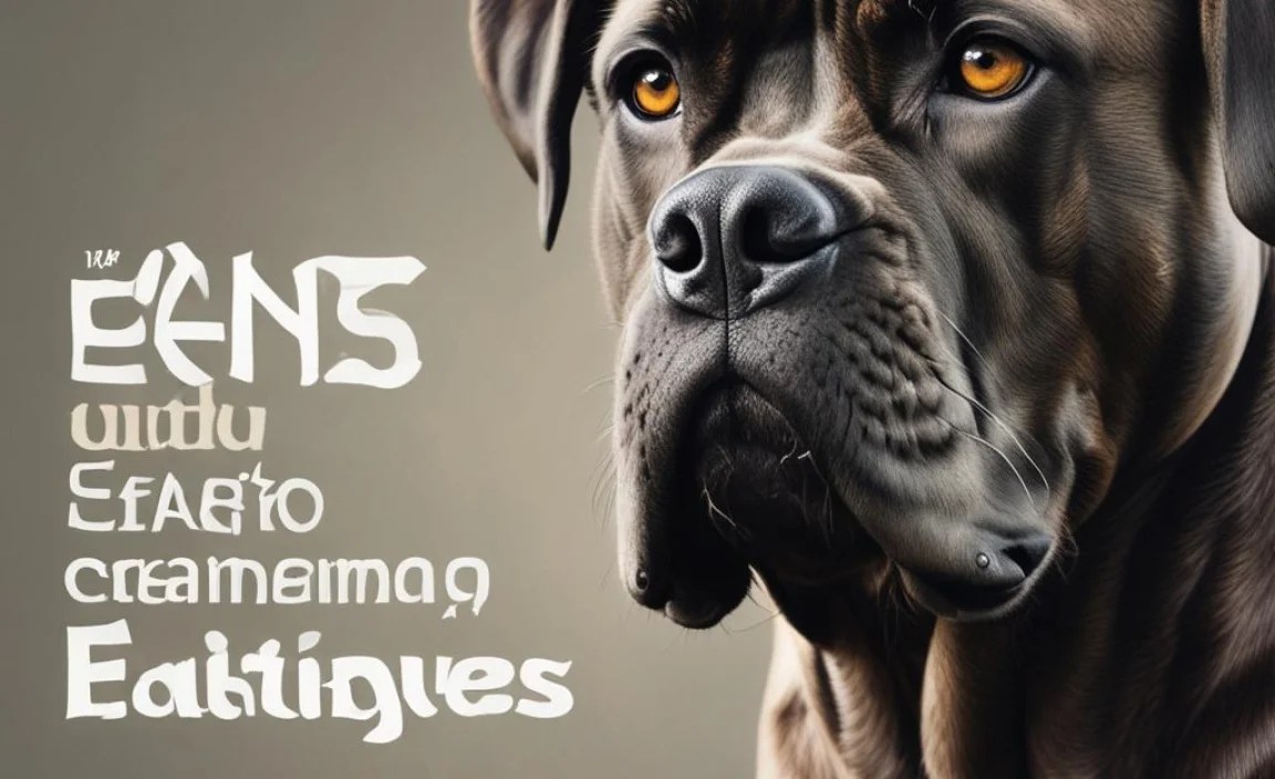 Tools for Cane Corso Ear Cleaning