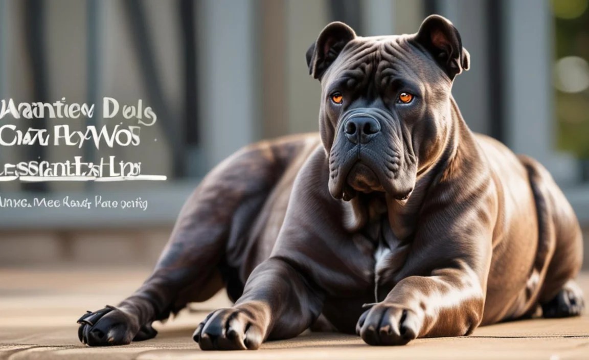 Training Your Cane Corso