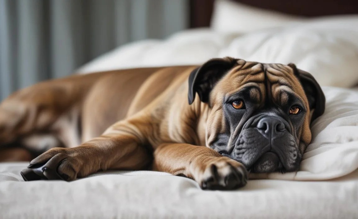 Troubleshooting Common Cane Corso Sleep Problems
