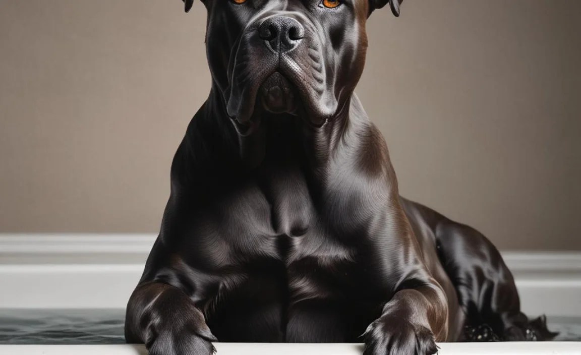 Understanding Cane Corso Bathing Requirements