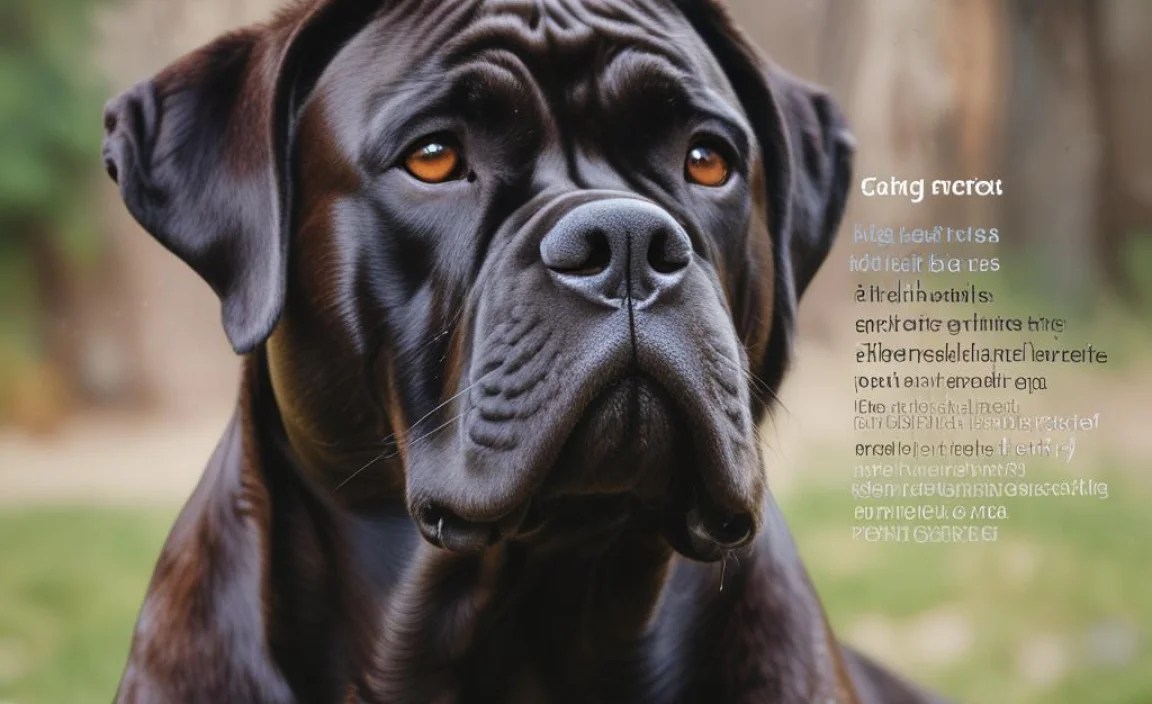 Understanding Cane Corso Behavior