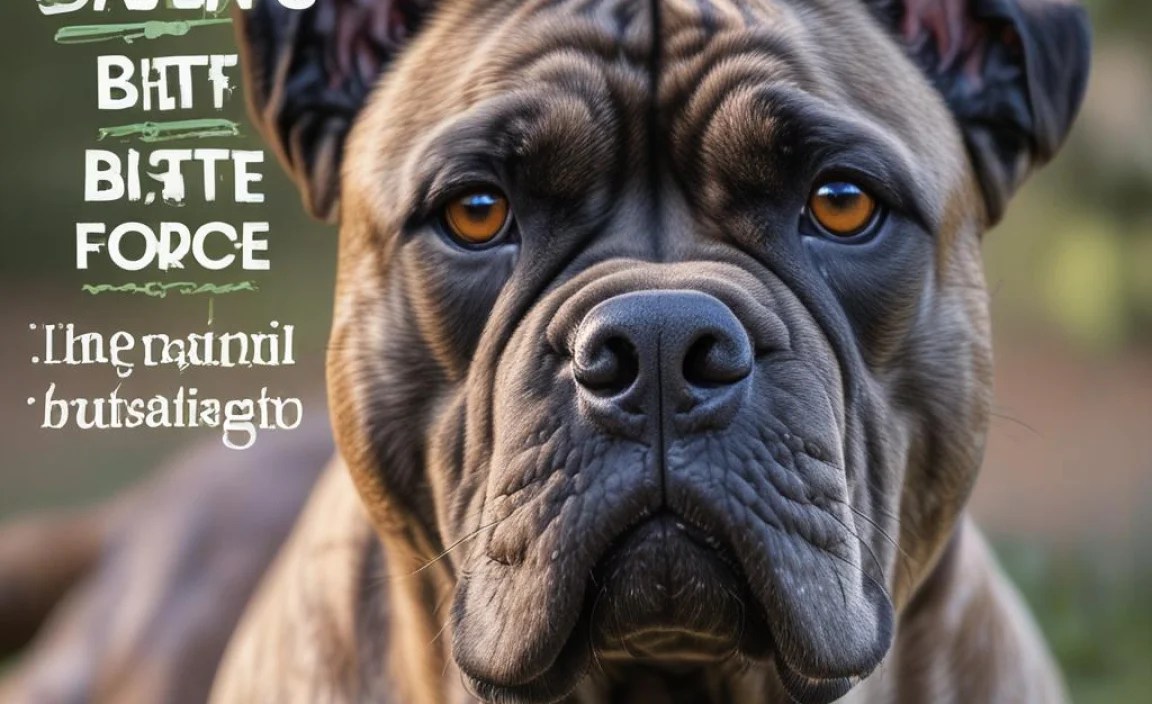 Understanding Cane Corso Bite Force