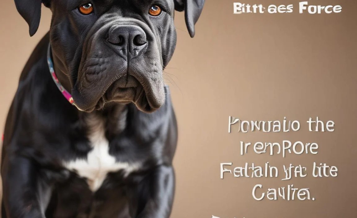 Understanding Cane Corso Bite Force