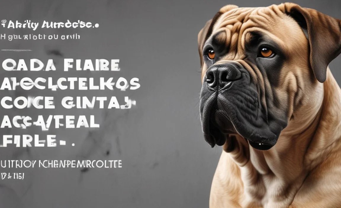 Understanding Cane Corso Bite Force