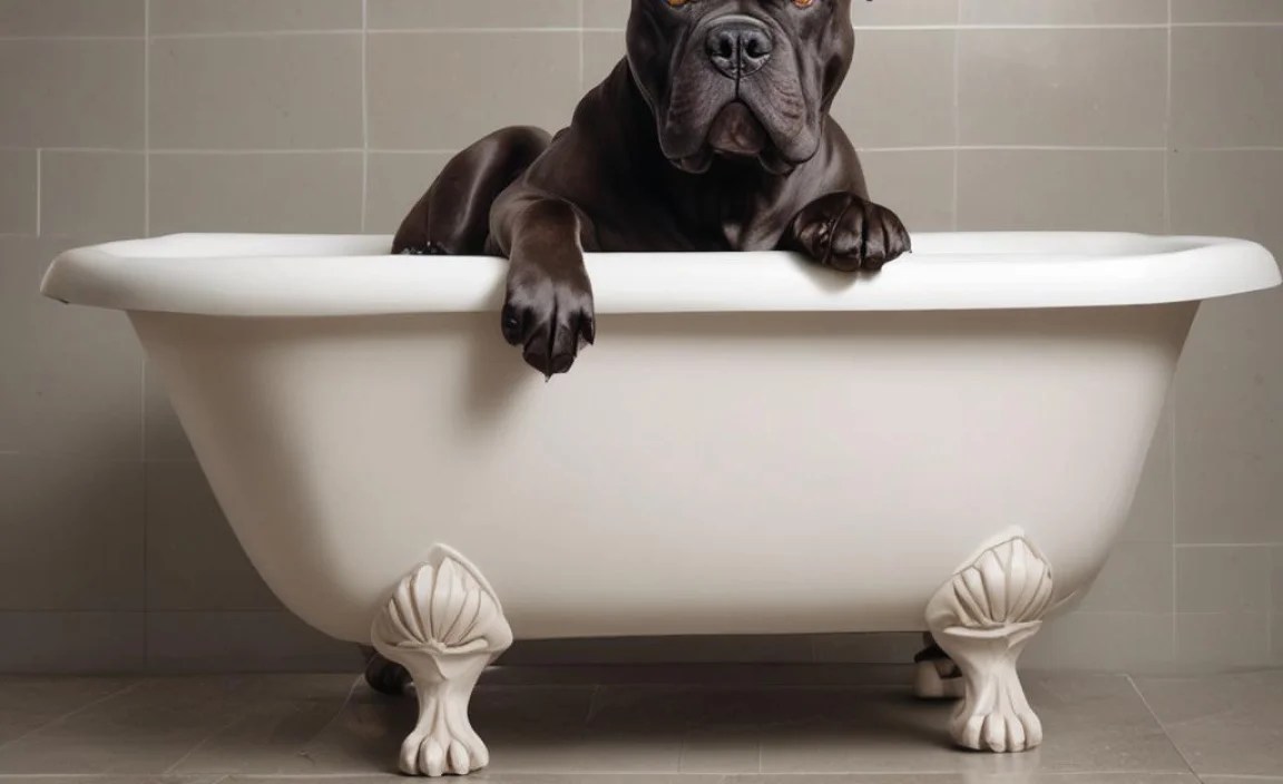 Understanding Cane Corso’s Alpha Behavior During Bathing