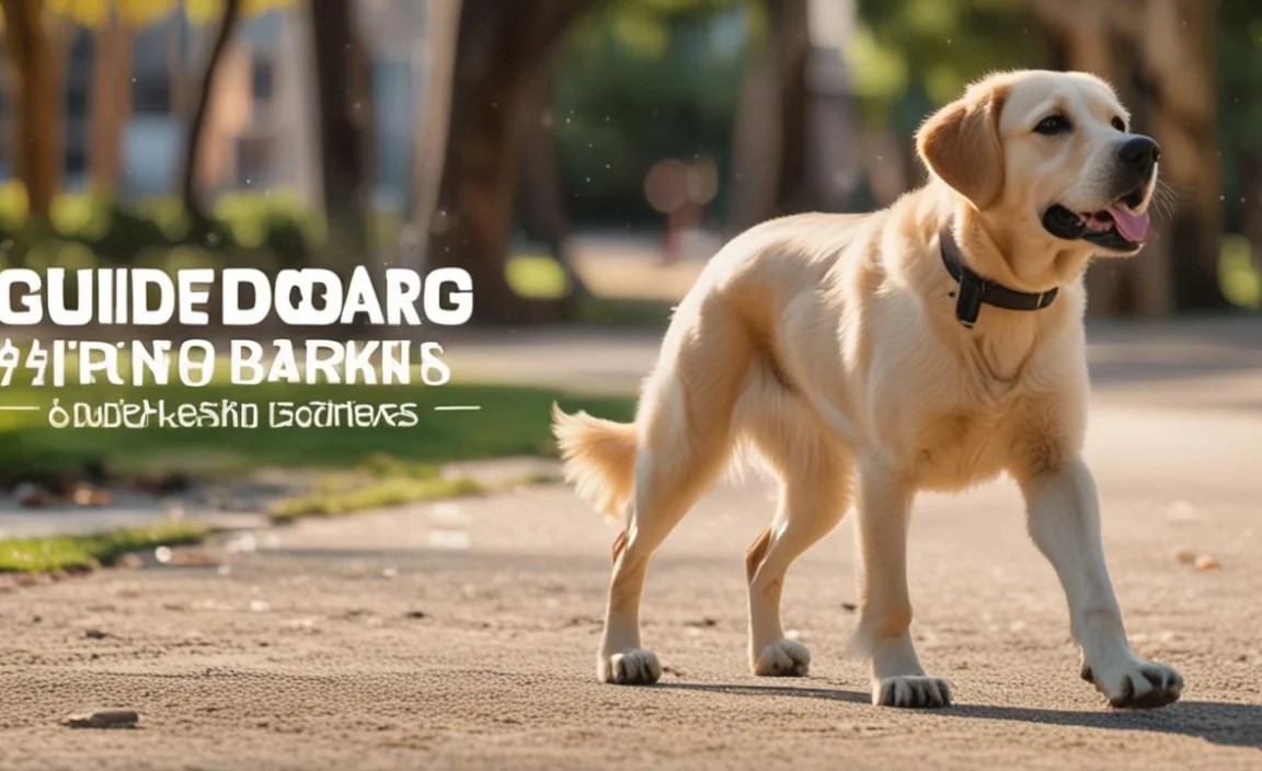 Understanding Guide Dog Behavior
