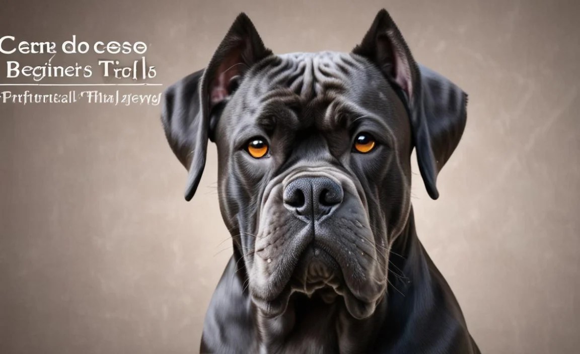 Understanding the Cane Corso Breed