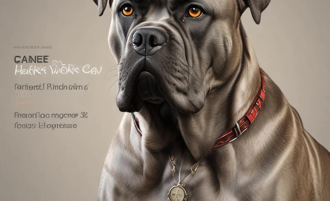 Weight Standards for Cane Corso