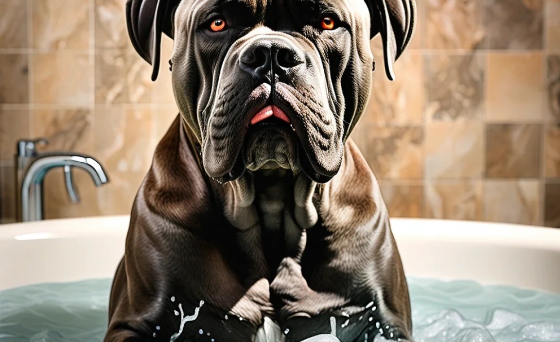 Why Bathing is Important for Cane Corsos