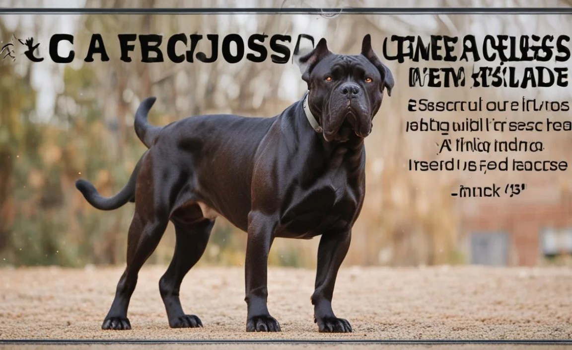 Cane Corso Exercise Feeding Guide: Essential Tips