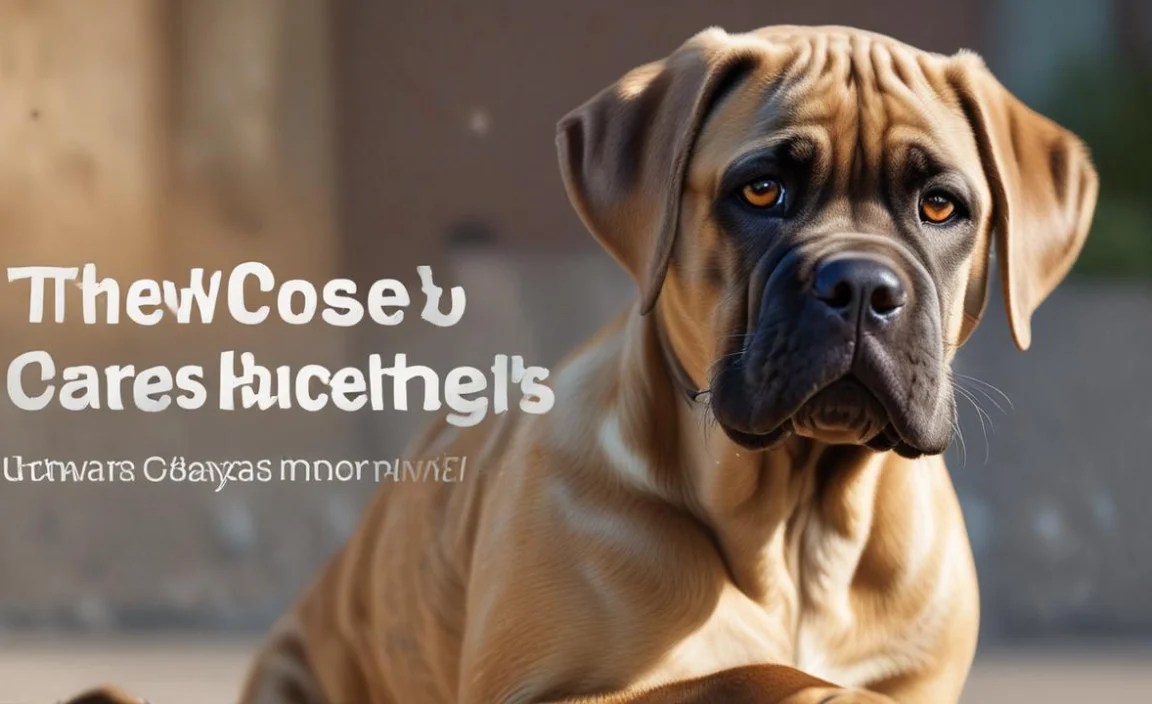 Common Behavioral Issues in Cane Corsos