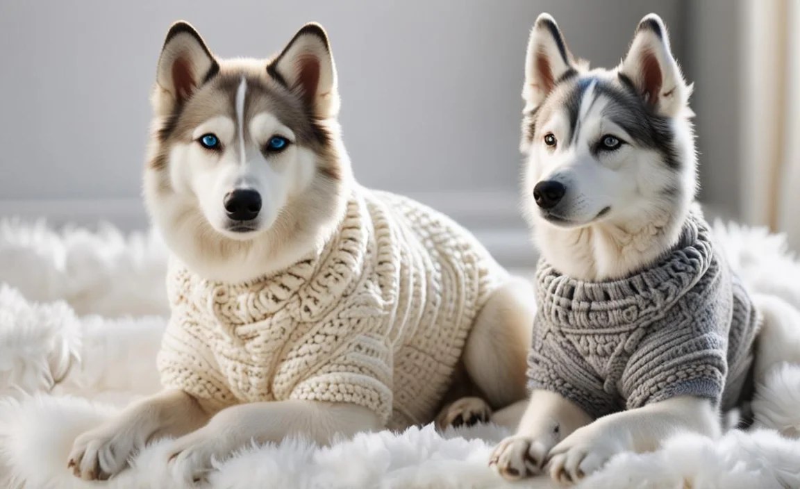 Creative Crochet Sweater Patterns for Huskies