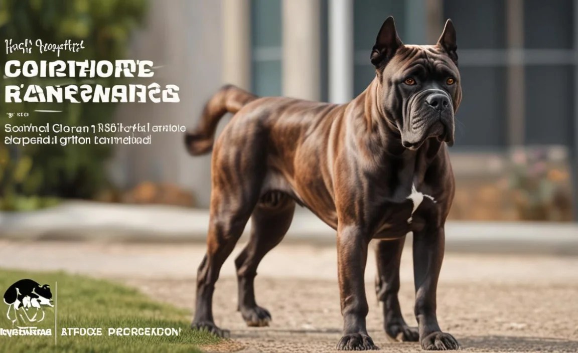 House Training Your Cane Corso