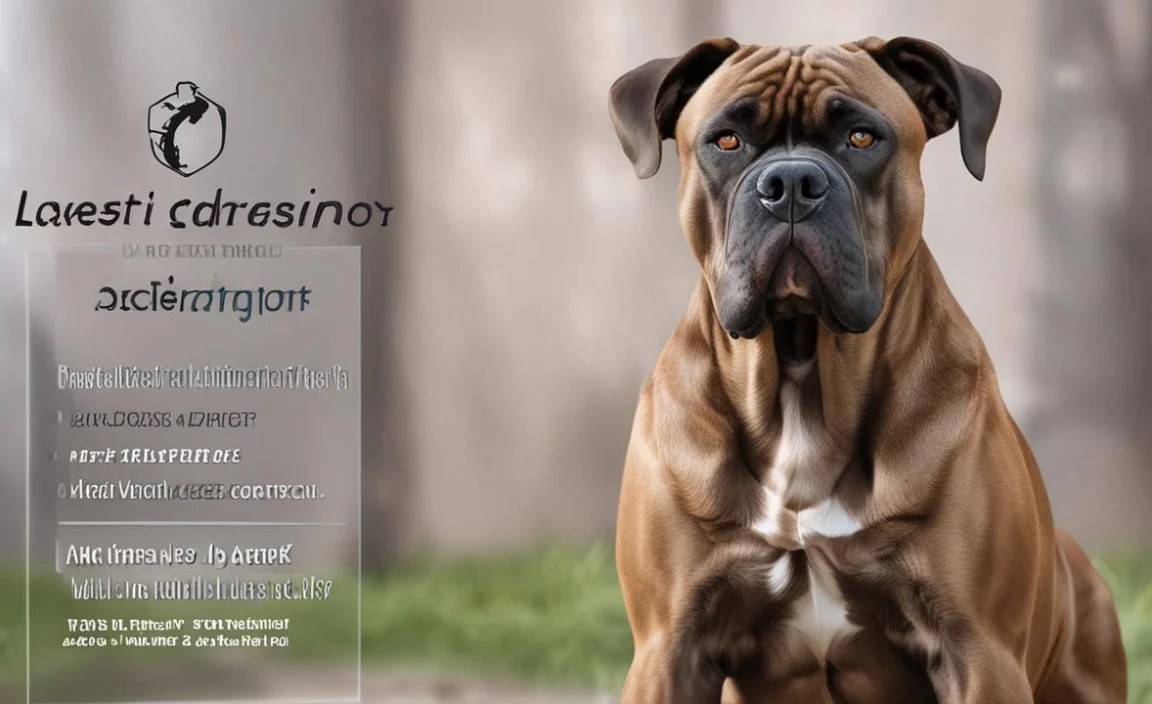 Preparation for Cane Corso Adoption