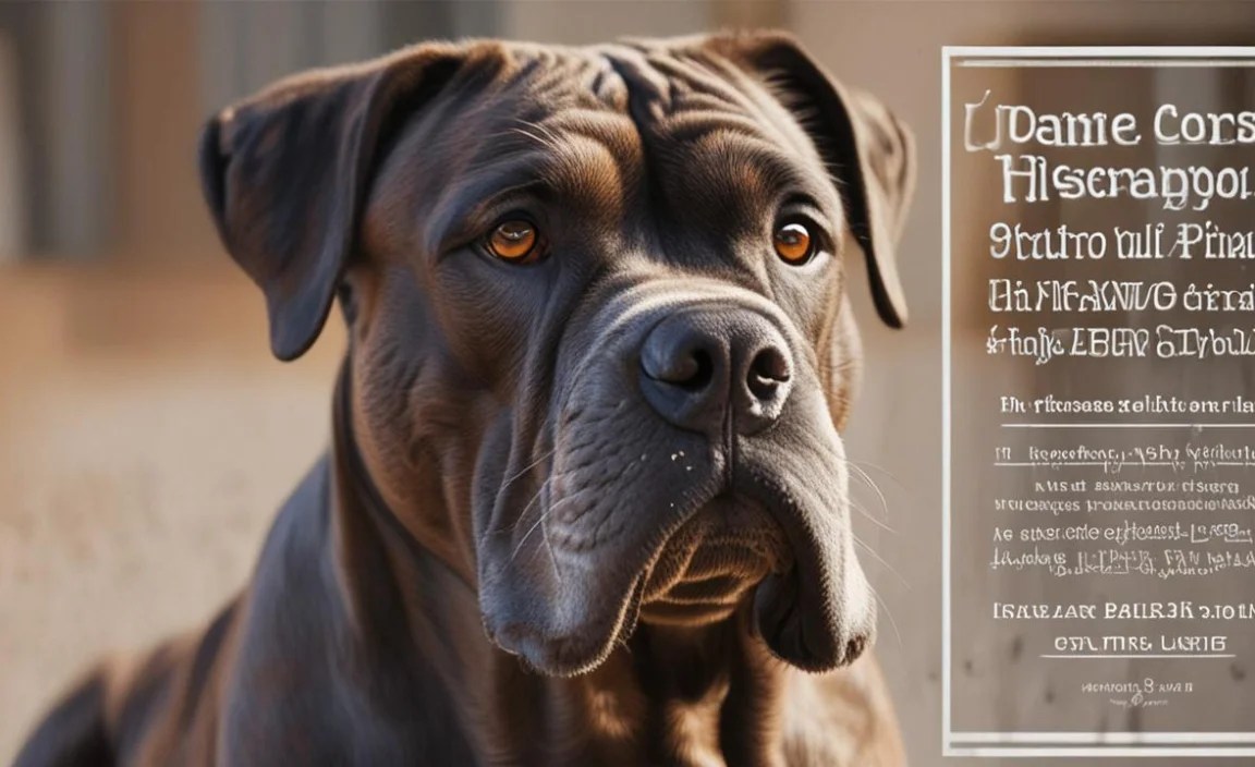 Preparing for Cane Corso Adoption