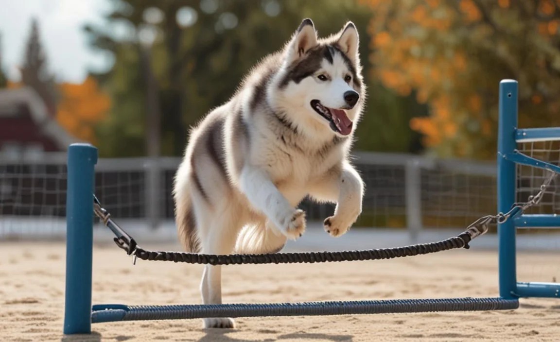 Safe Jumping Techniques for Huskies