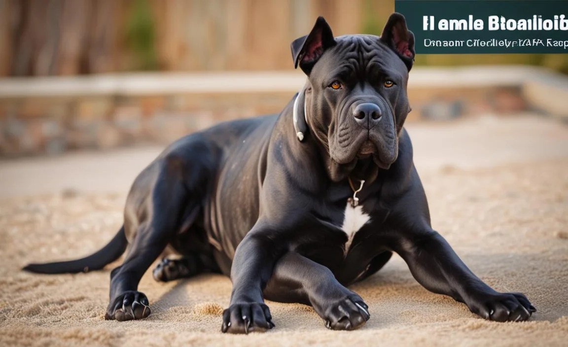 Socializing Cane Corso with Alpha Behavior