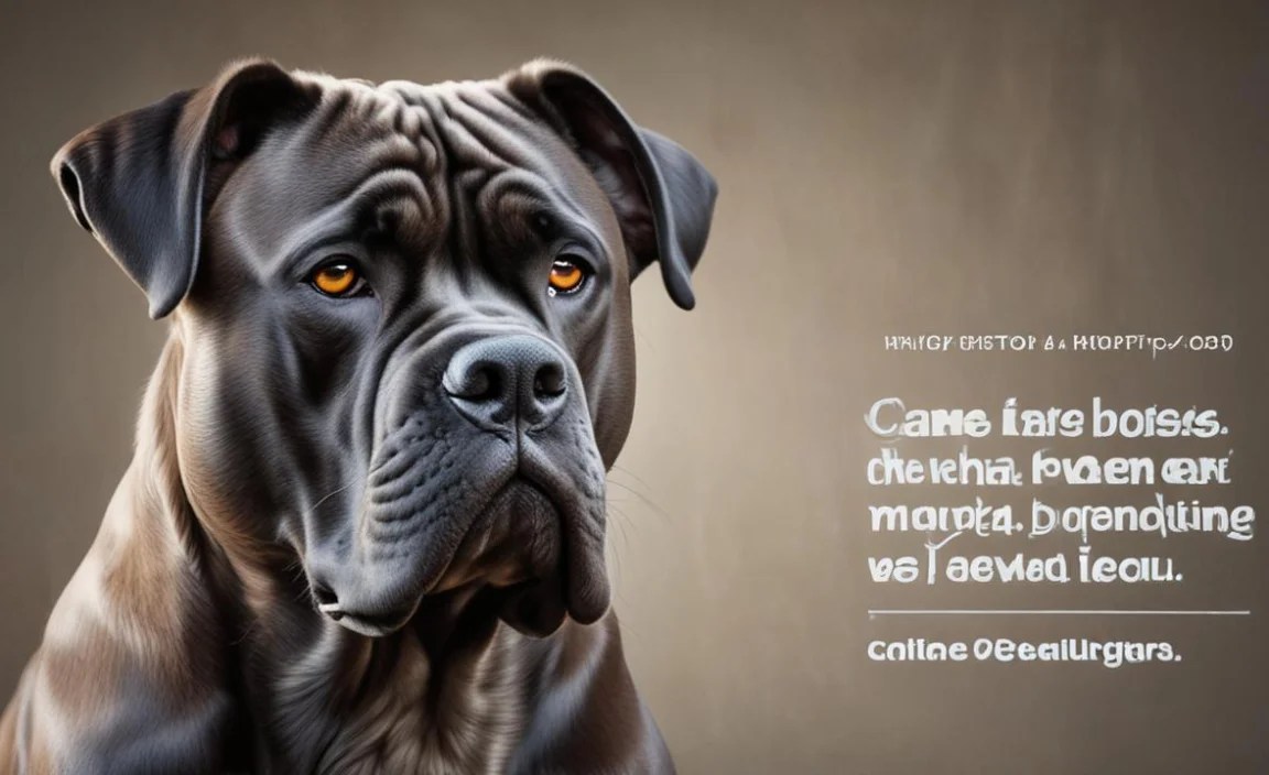 Beyond Food: Essential Cane Corso Ear Cleaning Tips