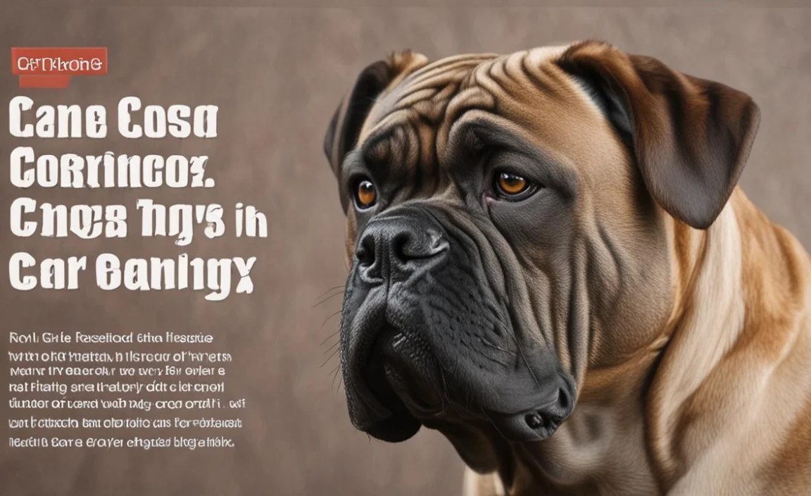 Cane Corso Ear Cleaning Chew Toys: Essential Guide