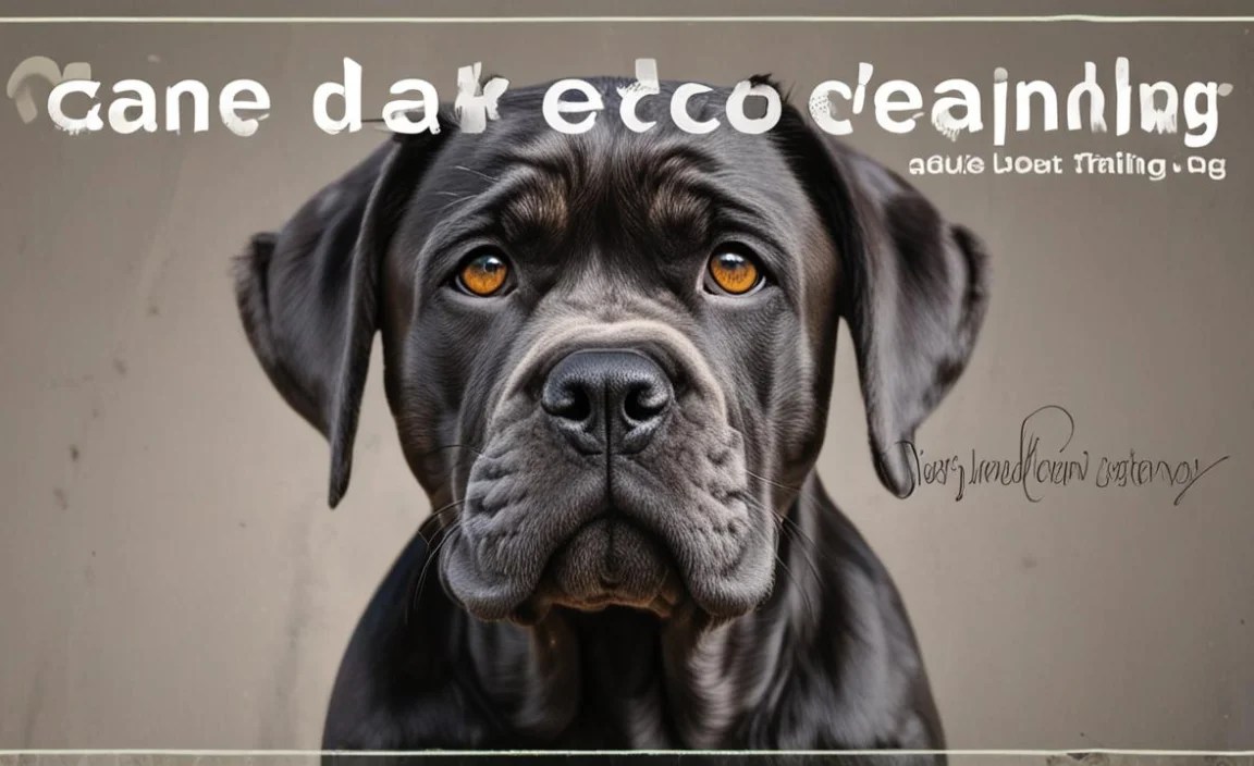 Cane Corso Ear Cleaning Puppy Training: Essential Guide