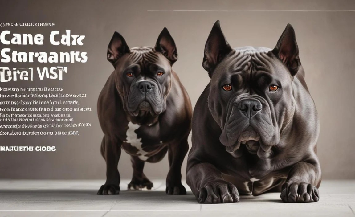 Common Regulations for Cane Corsos