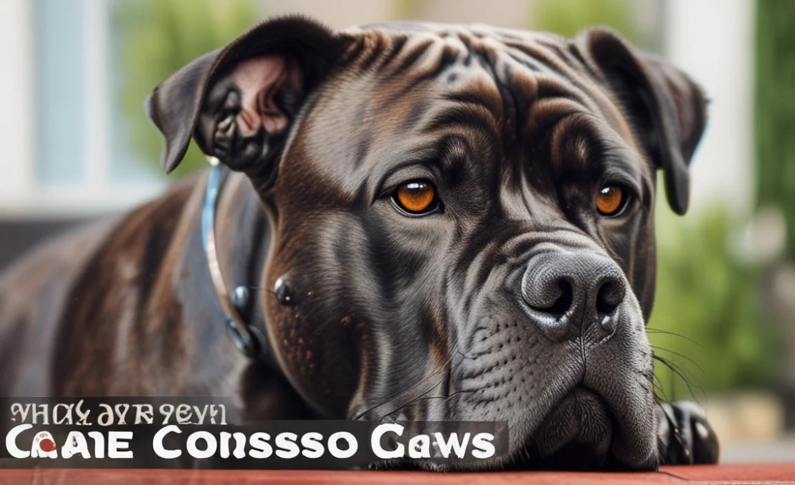 Feeding Guidelines for Senior Cane Corsos