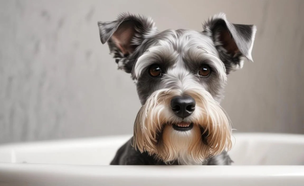 How often should I bathe my Schnauzer?