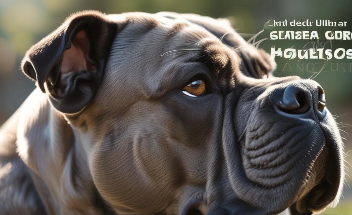 Key Nutritional Needs for Cane Corsos