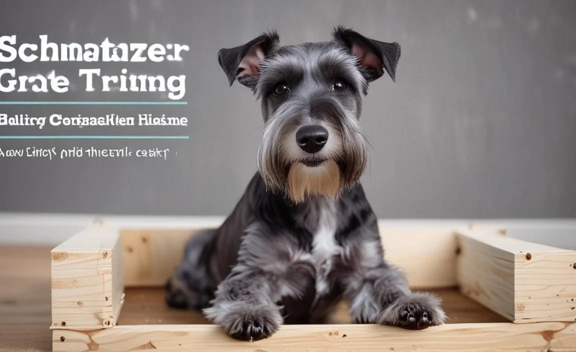Preparing Your Schnauzer for Crate Training